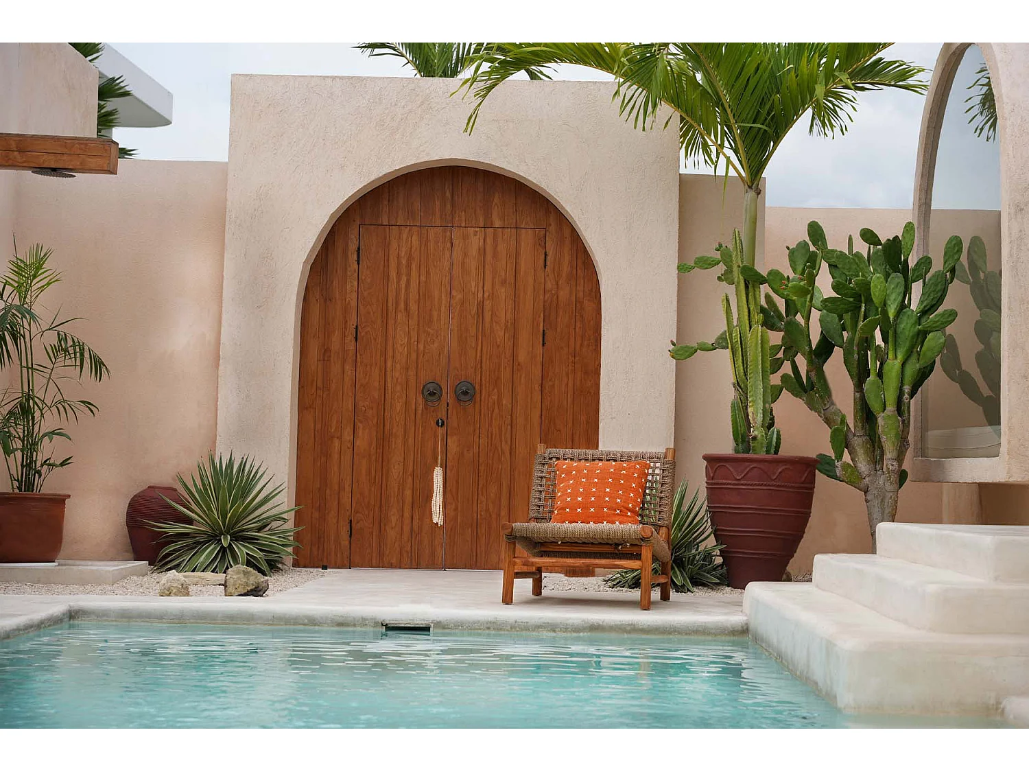 Housse De Coussin Zillion Kiss - Terracotta Blanc