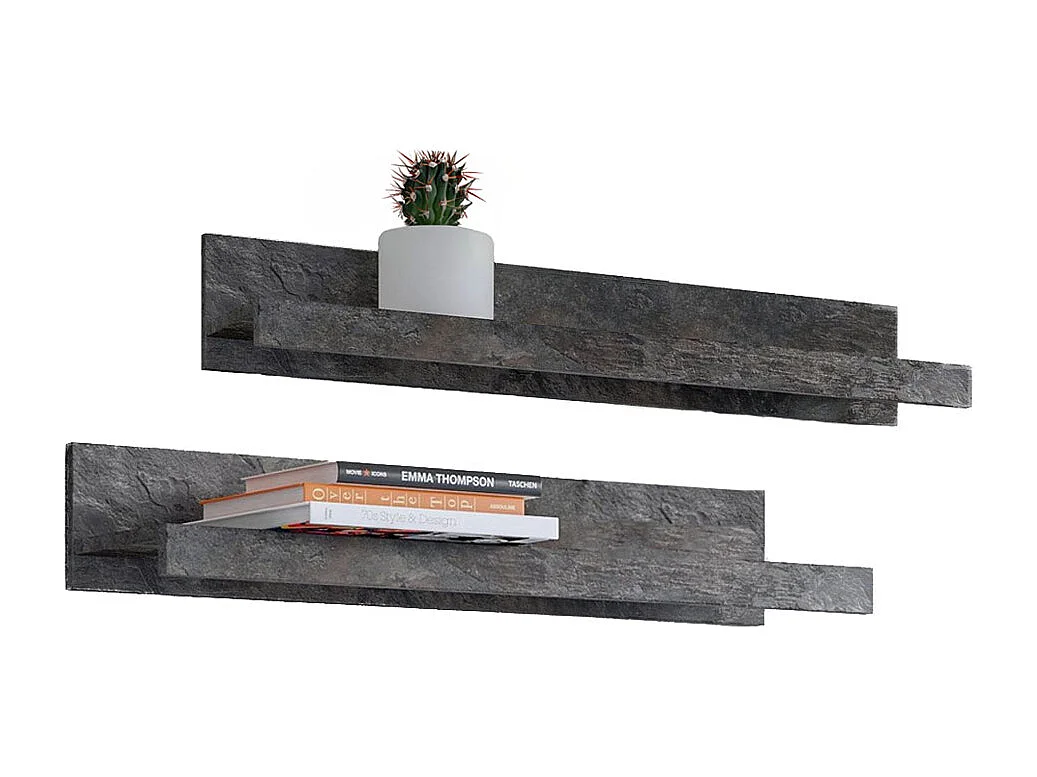 WANDREGALE 2ER SET India schiefer je 90 / 20 /15cm