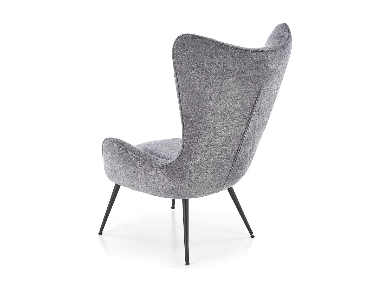 Poltrona Yukon/rivestimento in tessuto metallo/grigio