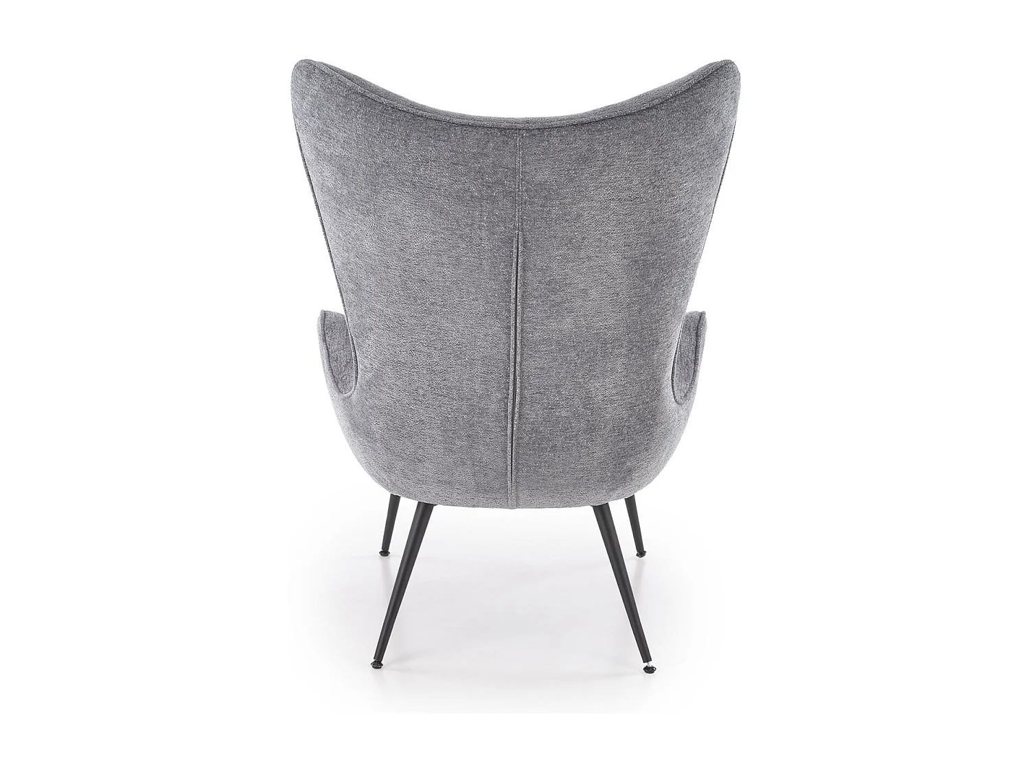 Poltrona Yukon/rivestimento in tessuto metallo/grigio