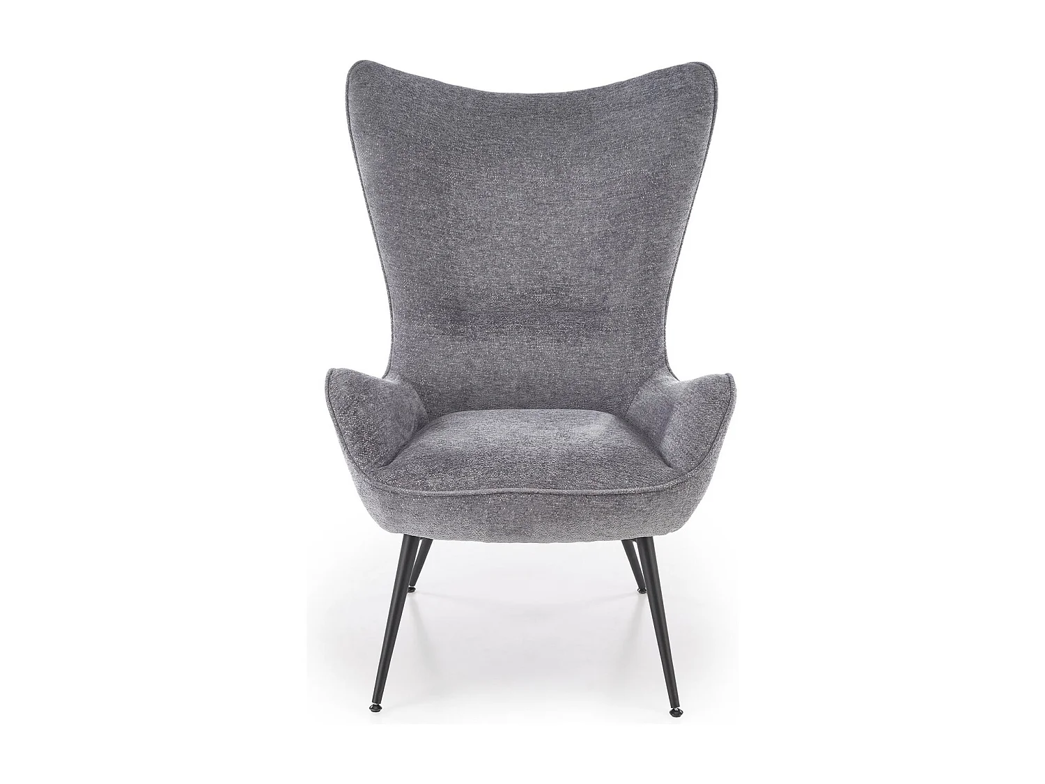 Poltrona Yukon/rivestimento in tessuto metallo/grigio