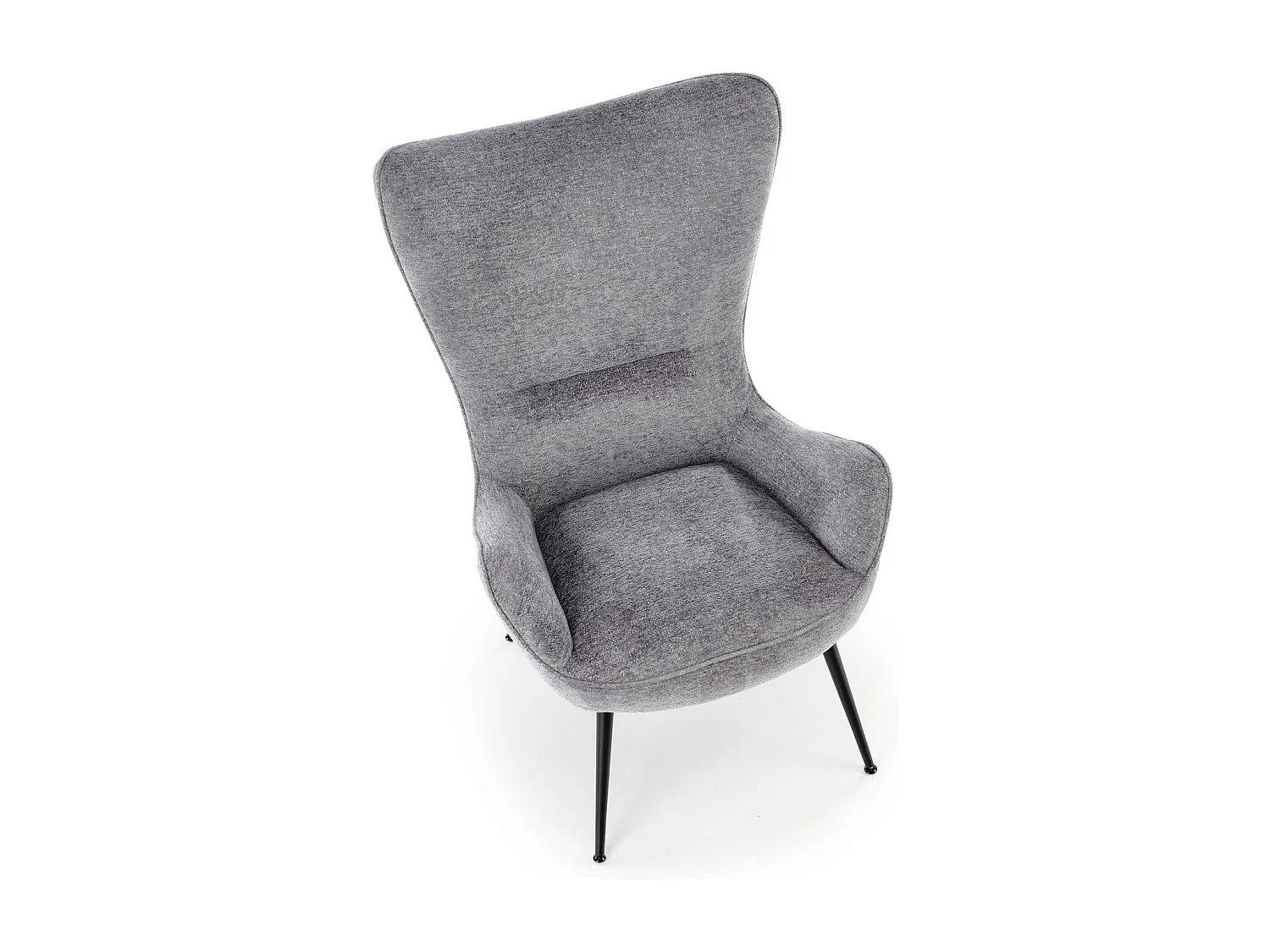 Poltrona Yukon/rivestimento in tessuto metallo/grigio