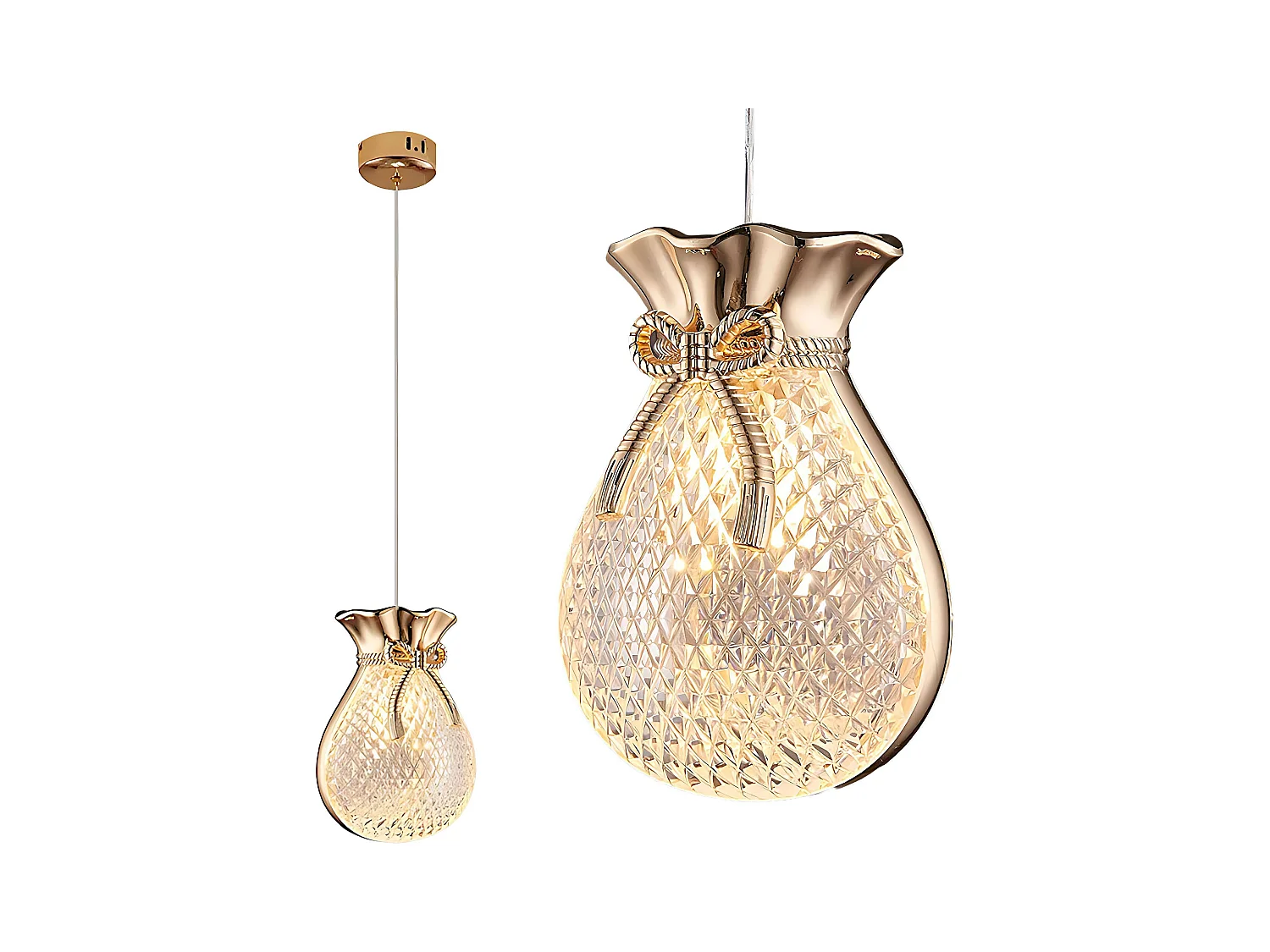 Lampe Suspendue Toolight LHJ107-1CP GOLD Gold