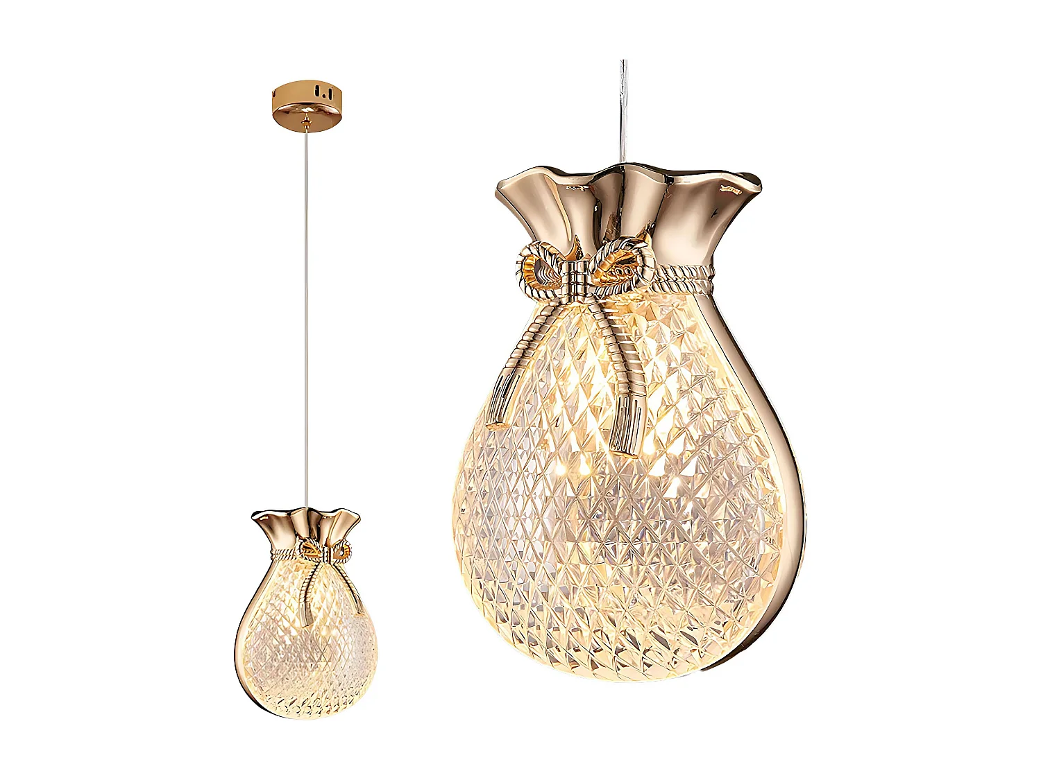 Lampe Suspendue Toolight LHJ107-1CP GOLD Gold