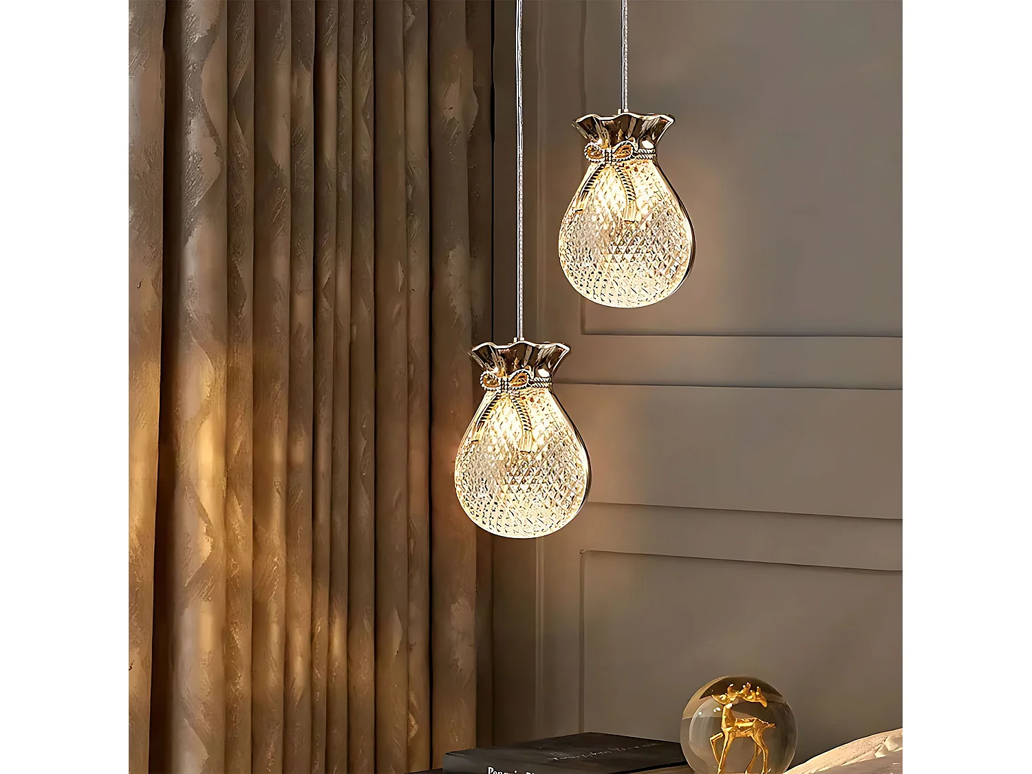 Lampe Suspendue Toolight LHJ107-1CP GOLD Gold