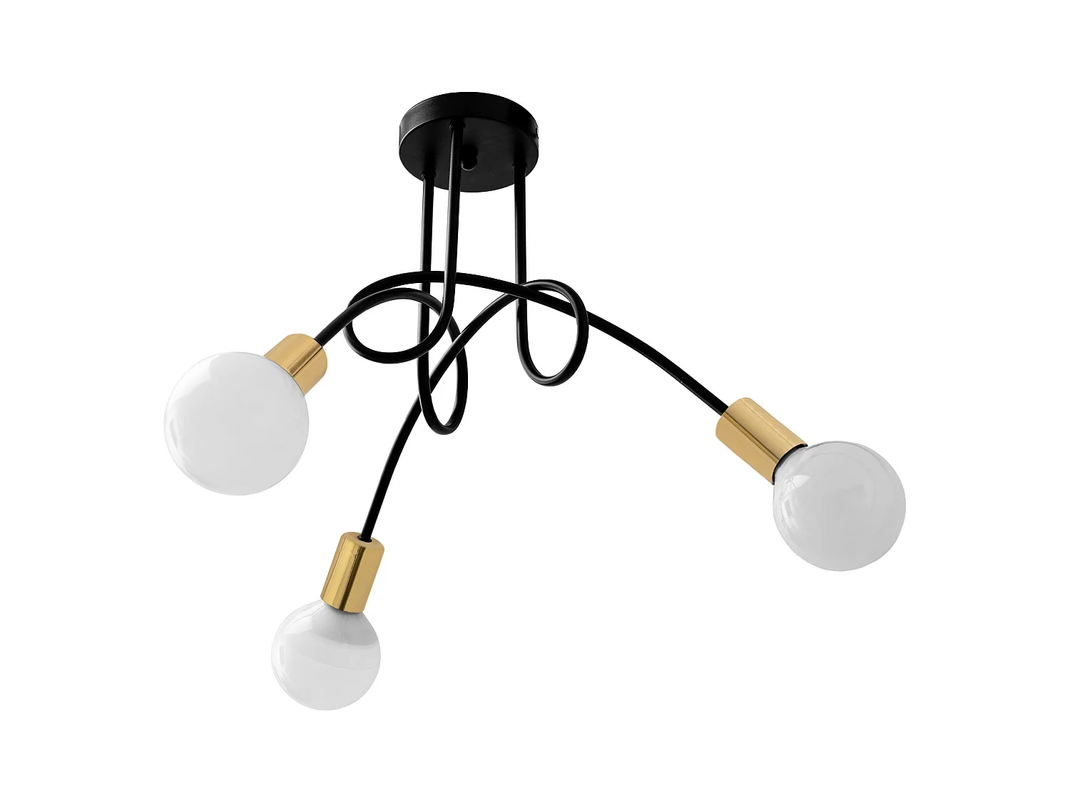 Candeeiro Suspenso Toolight APP517-3C PARADISE Black