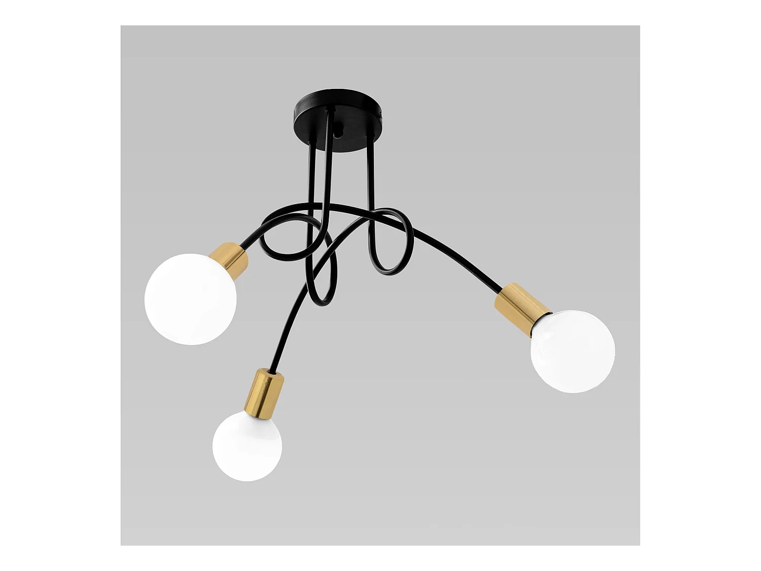Candeeiro Suspenso Toolight APP517-3C PARADISE Black