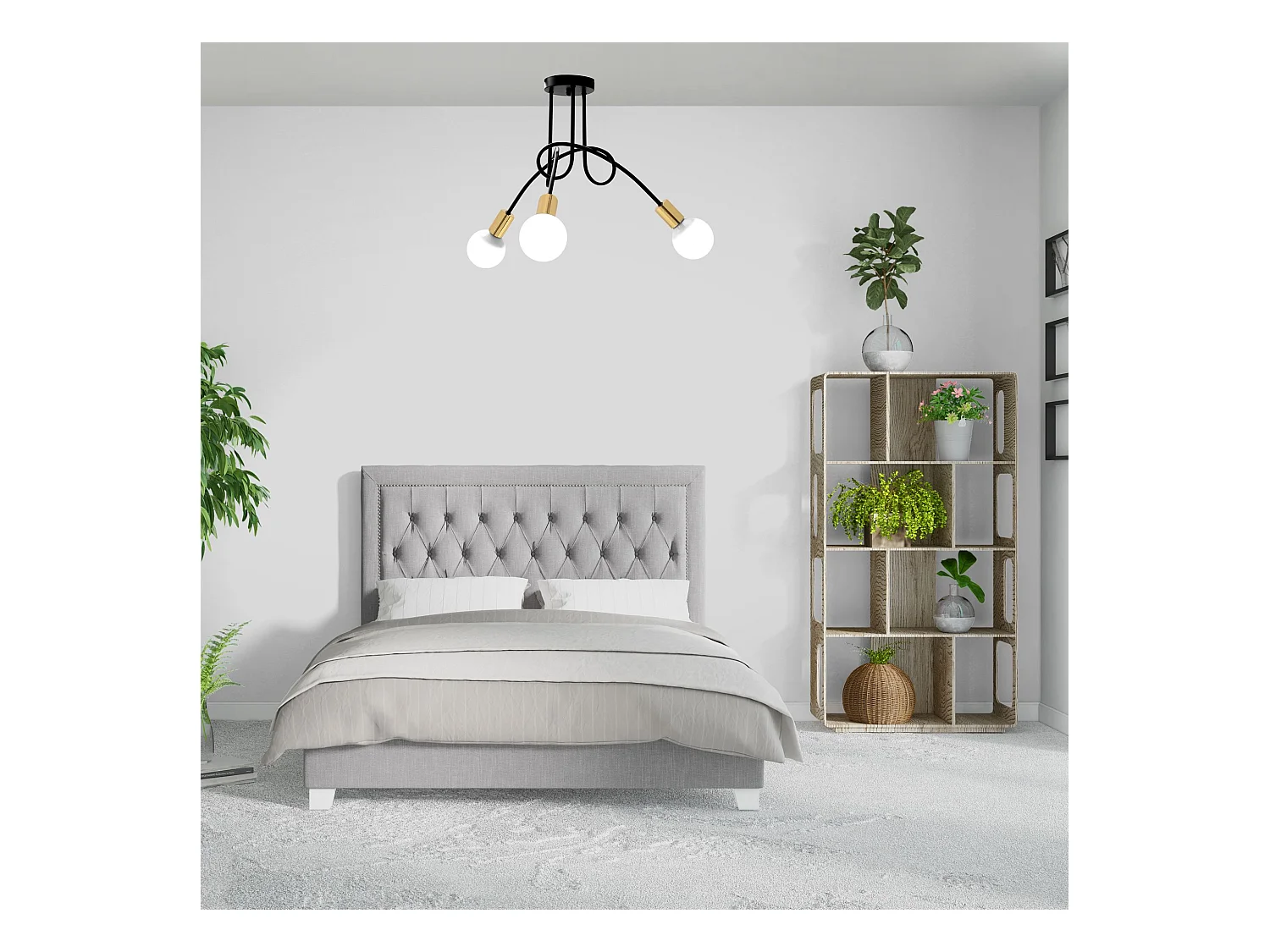 Candeeiro Suspenso Toolight APP517-3C PARADISE Black