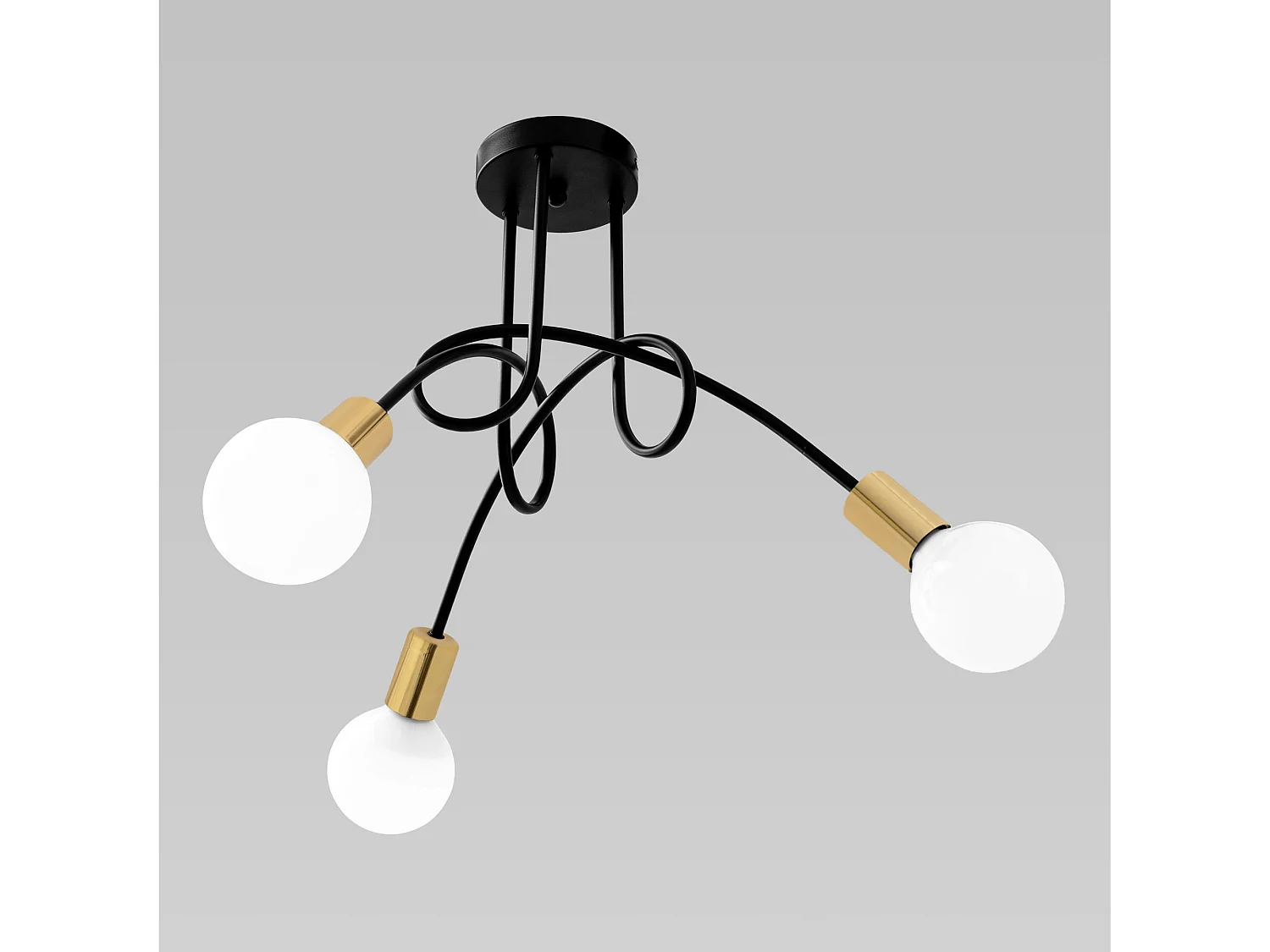 Candeeiro Suspenso Toolight APP517-3C PARADISE Black