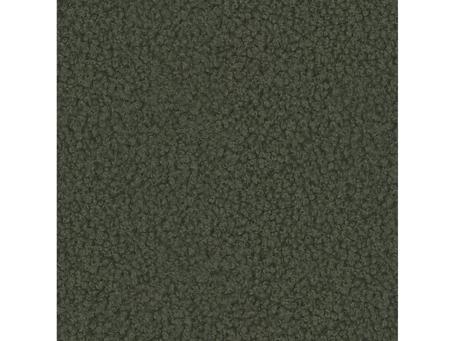 Nuvola - Moderne Ecksofa L-Form aus Grün Bouclé-Stoff mit abgerundetem Design und hohem Sitzkomfort