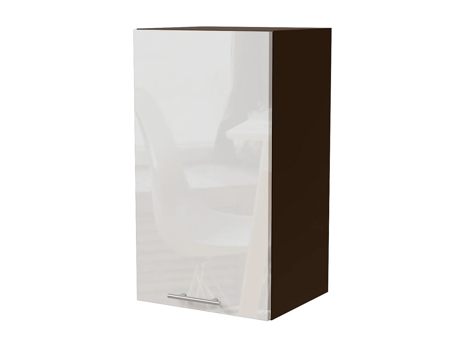 KÜCHENHÄNGESCHRANK Essen W2/40 Weiß Hochglanz / Lava Matt 40 / 32,5 / 72cm