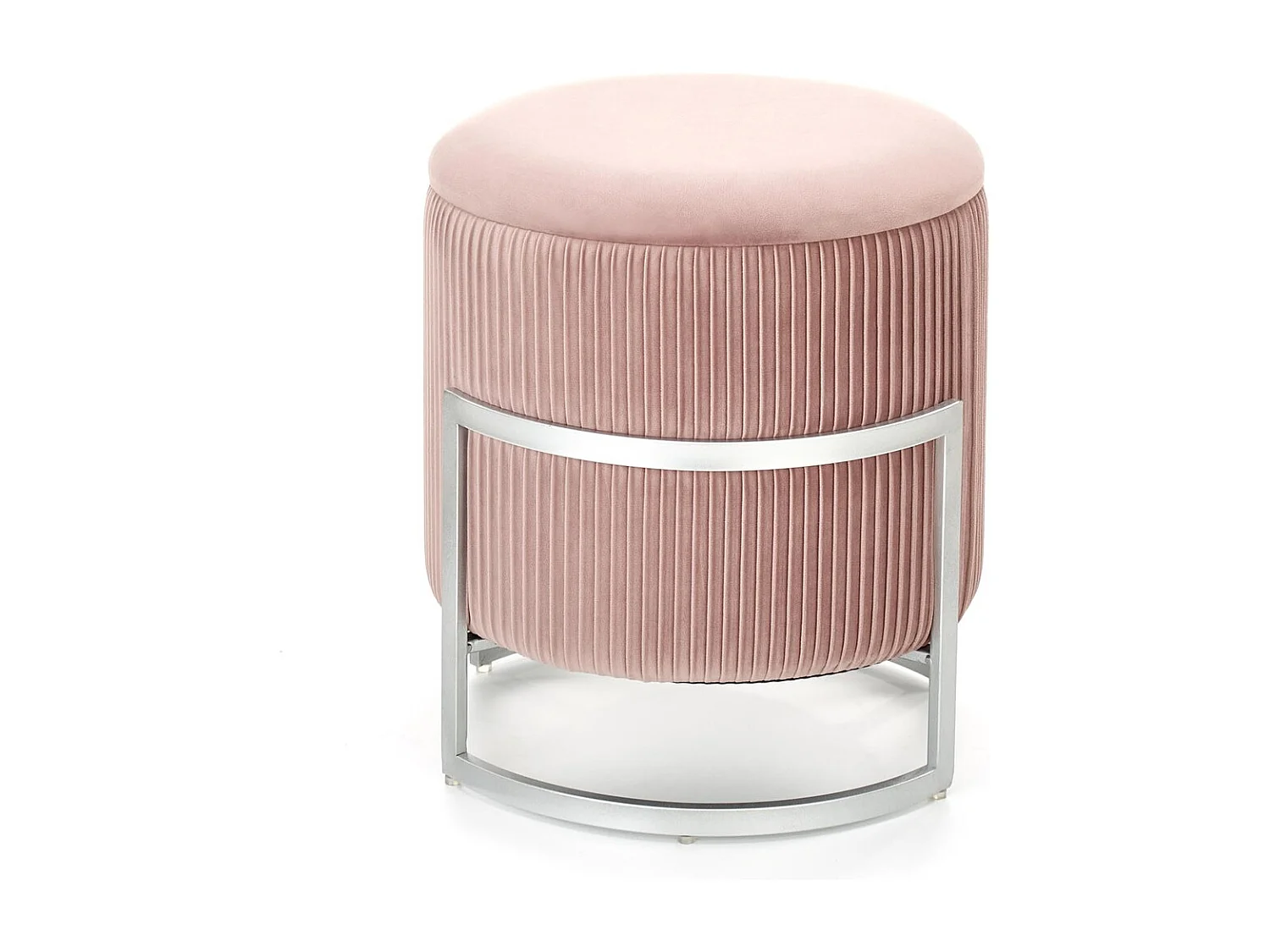 Hocker Cricket/Samtstoffbezug/Stauraum/Pink