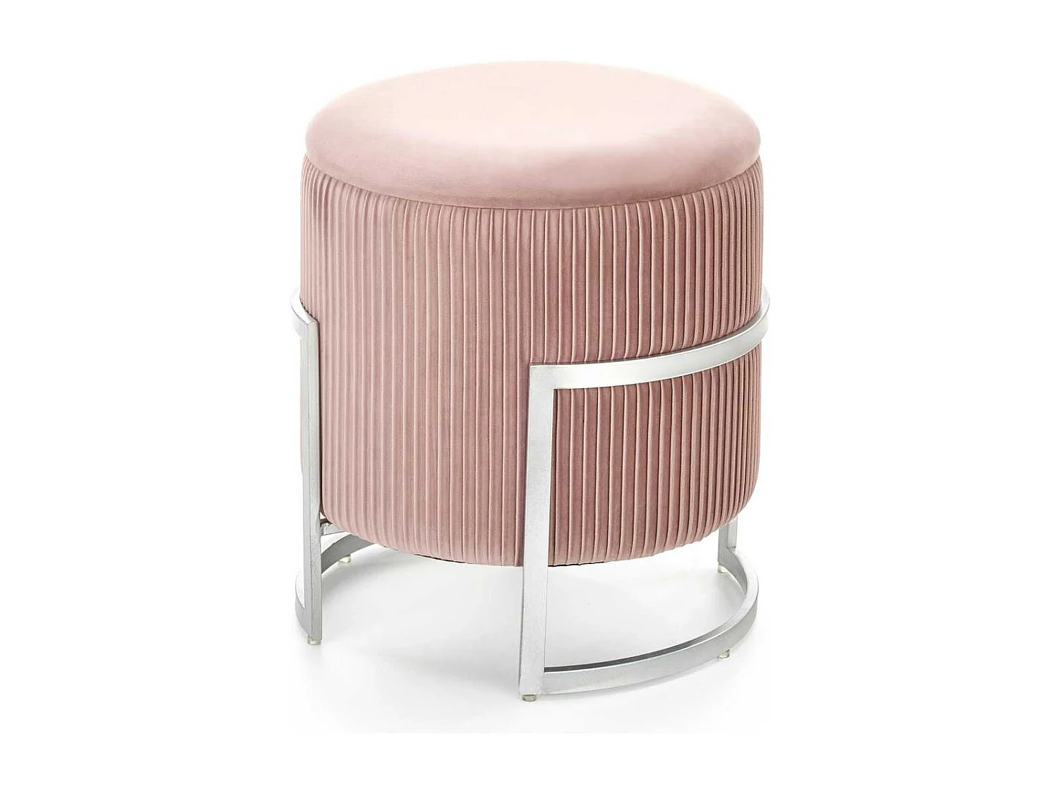 Hocker Cricket/Samtstoffbezug/Stauraum/Pink