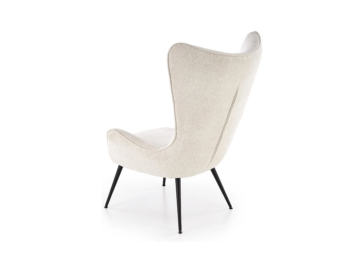 Poltrona Yukon/rivestimento in tessuto metallo/Beige