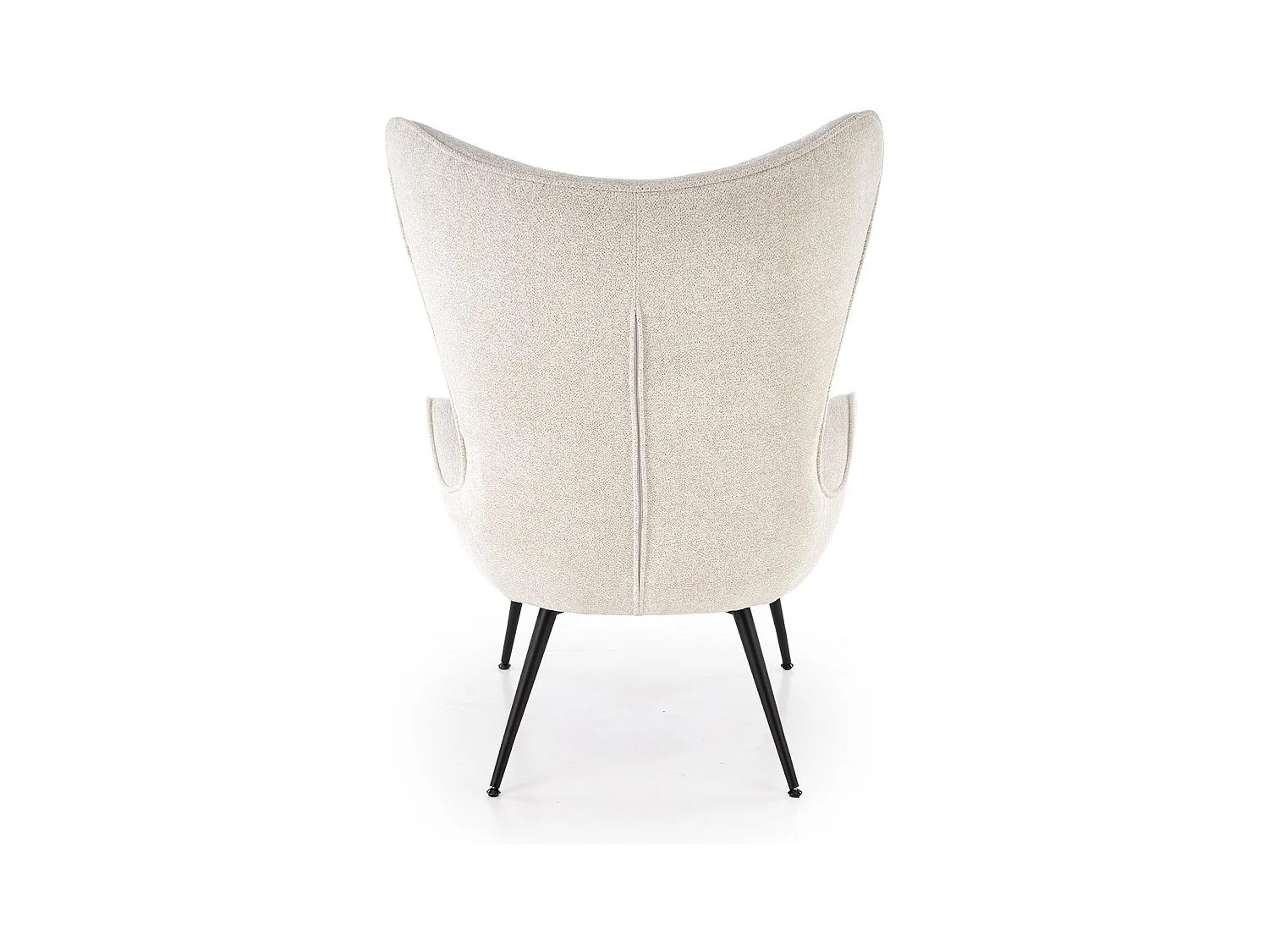 Poltrona Yukon/rivestimento in tessuto metallo/Beige