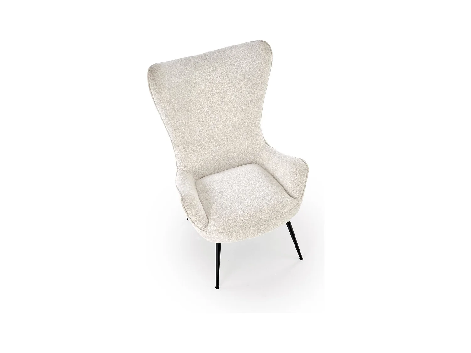 Poltrona Yukon/rivestimento in tessuto metallo/Beige