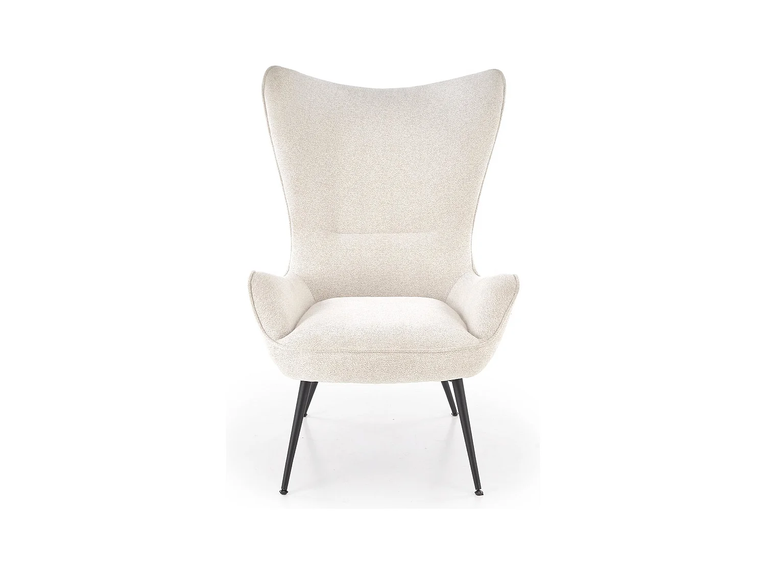 Poltrona Yukon/rivestimento in tessuto metallo/Beige