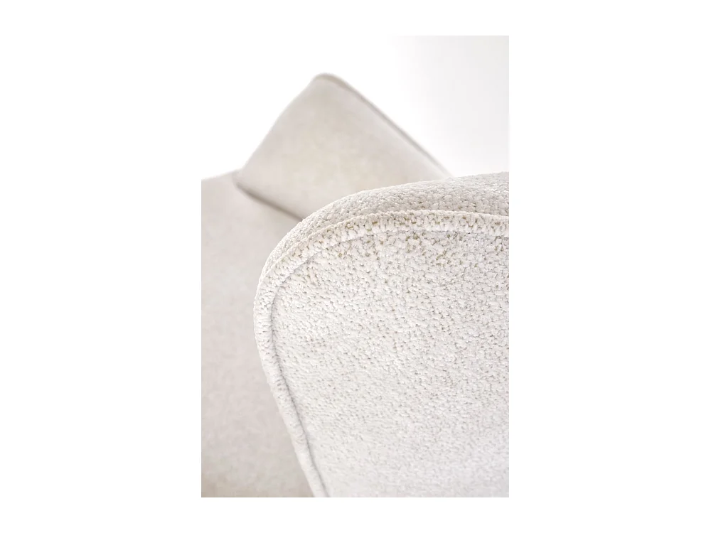 Poltrona Yukon/rivestimento in tessuto metallo/Beige