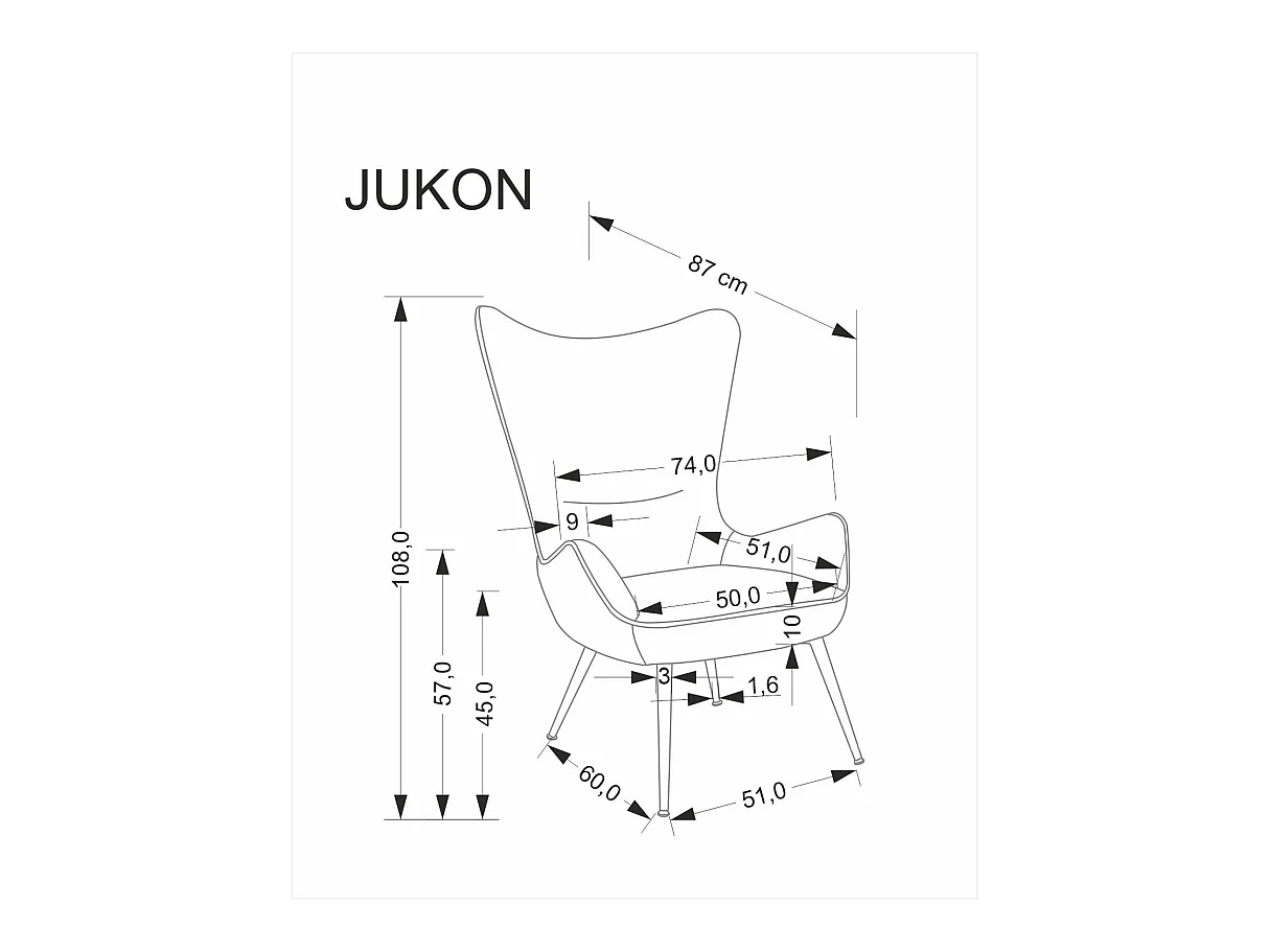 Poltrona Yukon/rivestimento in tessuto metallo/Beige
