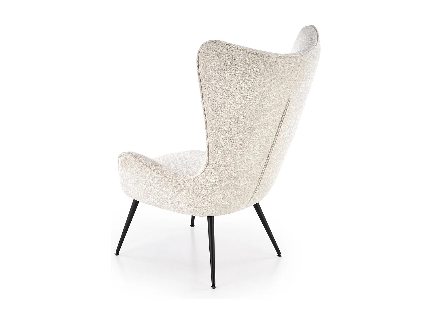 Poltrona Yukon/rivestimento in tessuto metallo/Beige