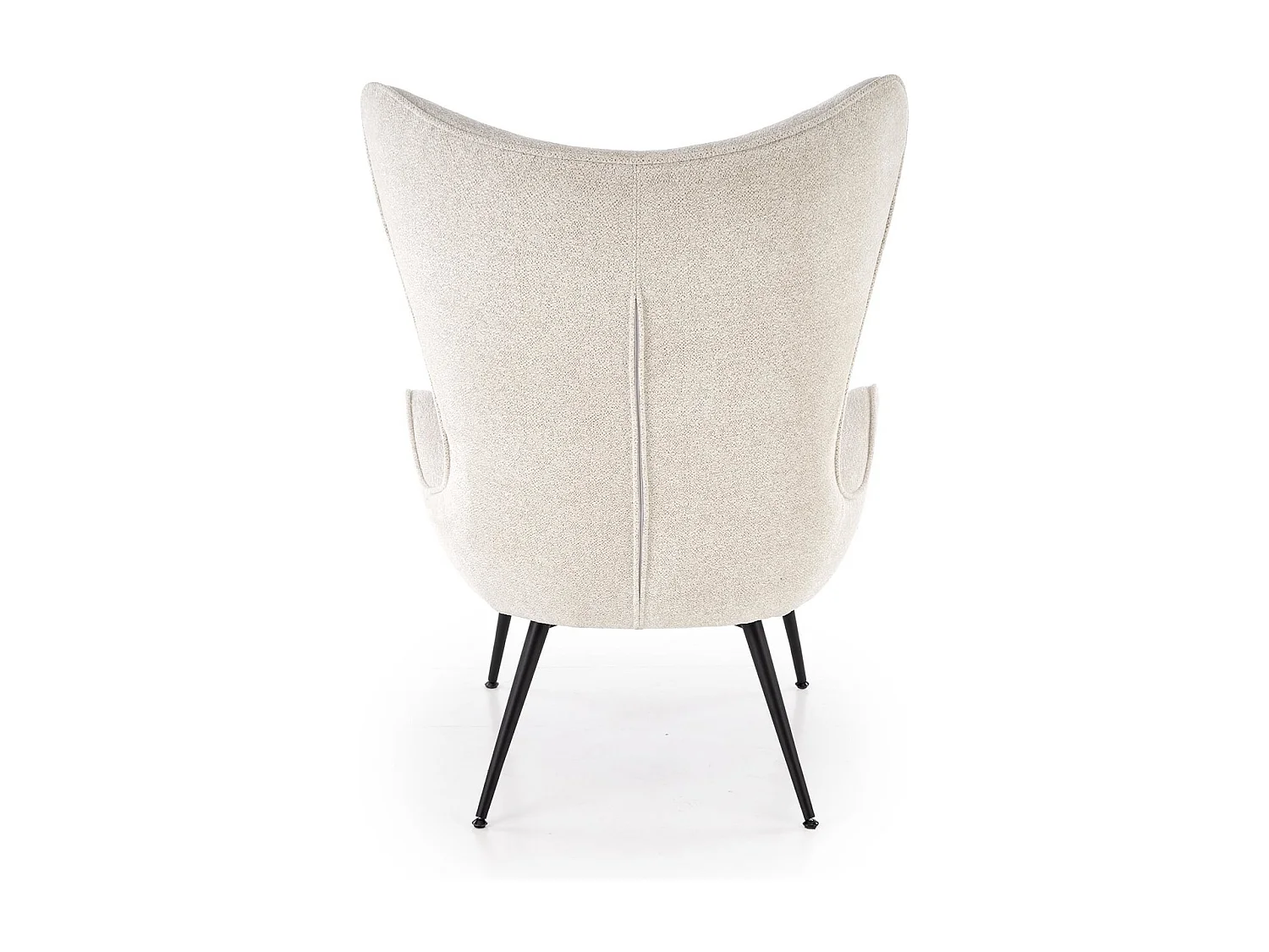 Poltrona Yukon/rivestimento in tessuto metallo/Beige