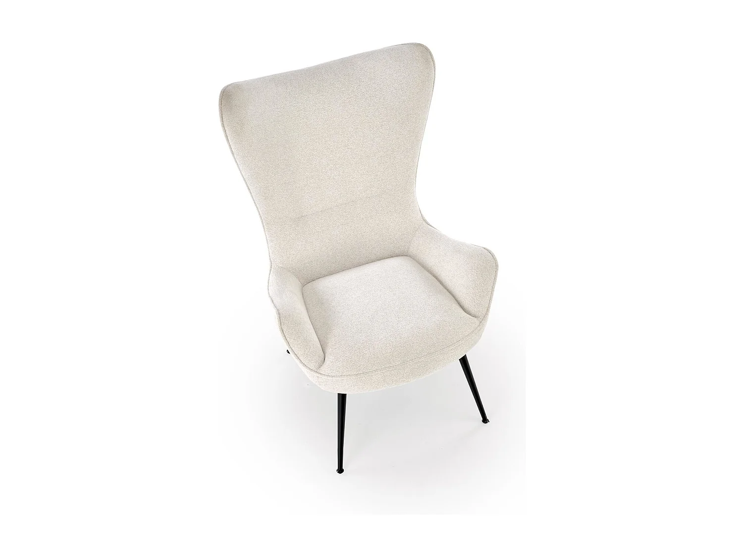 Poltrona Yukon/rivestimento in tessuto metallo/Beige