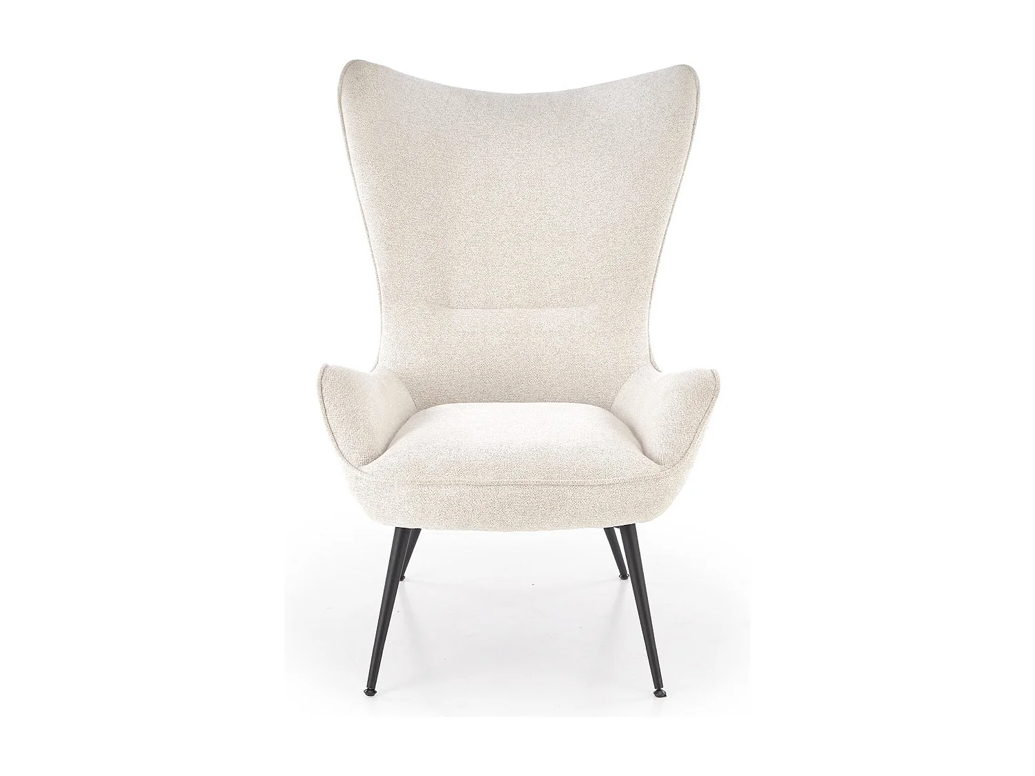 Poltrona Yukon/rivestimento in tessuto metallo/Beige