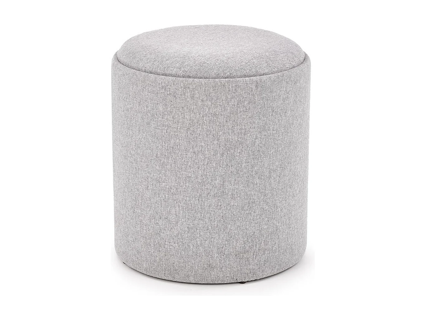 Pouf Set Aviko/Stoffbezug&Holz/Grau