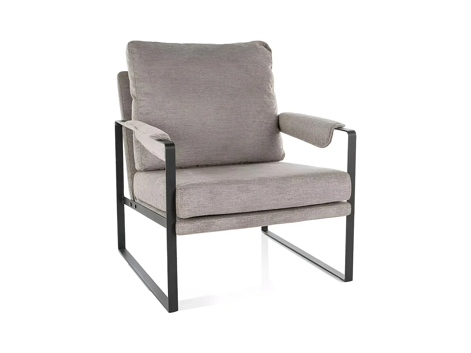 Sessel Focus/Stoffbezug&Metall/Beige