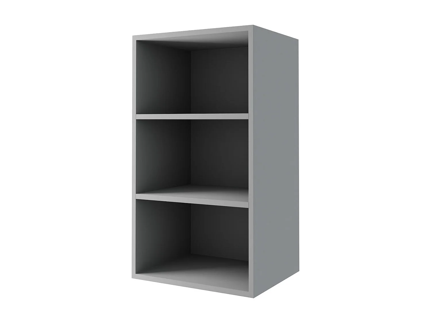 KÜCHENHÄNGESCHRANK Essen W2/40 Graphit Hochglanz / Grau Matt 40 / 32,5 / 72cm