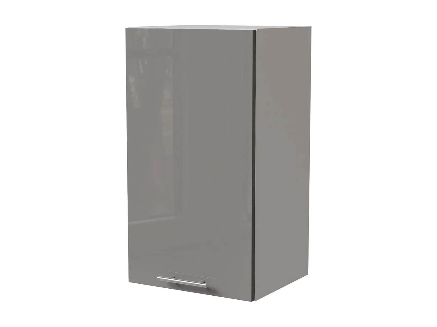 KÜCHENHÄNGESCHRANK Essen W2/40 Grau Hochglanz / Weiß Matt 40 / 32,5 / 72cm