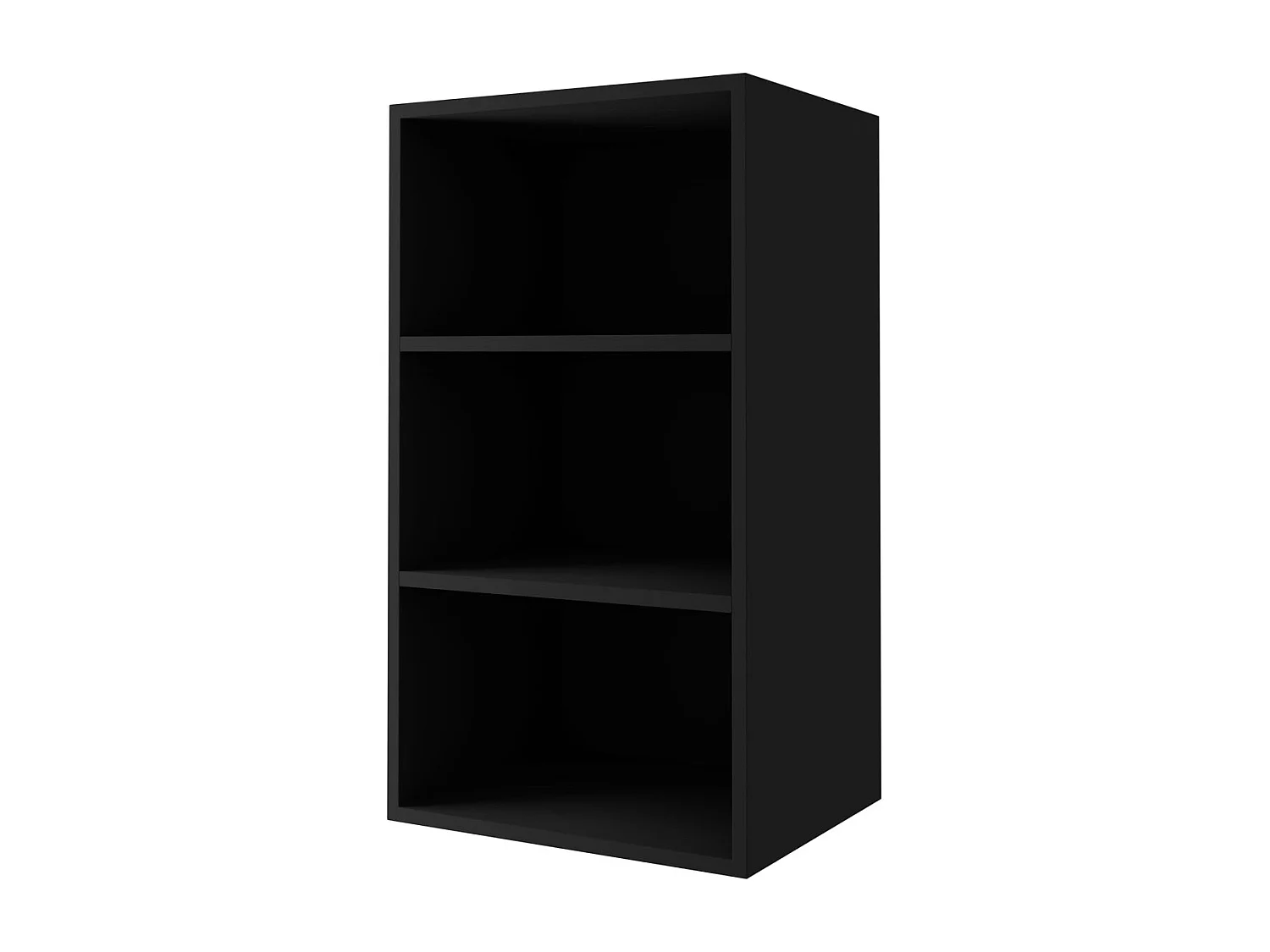 KÜCHENHÄNGESCHRANK Essen W2/40 Grau Hochglanz / Schwarz Matt 40 / 32,5 / 72cm