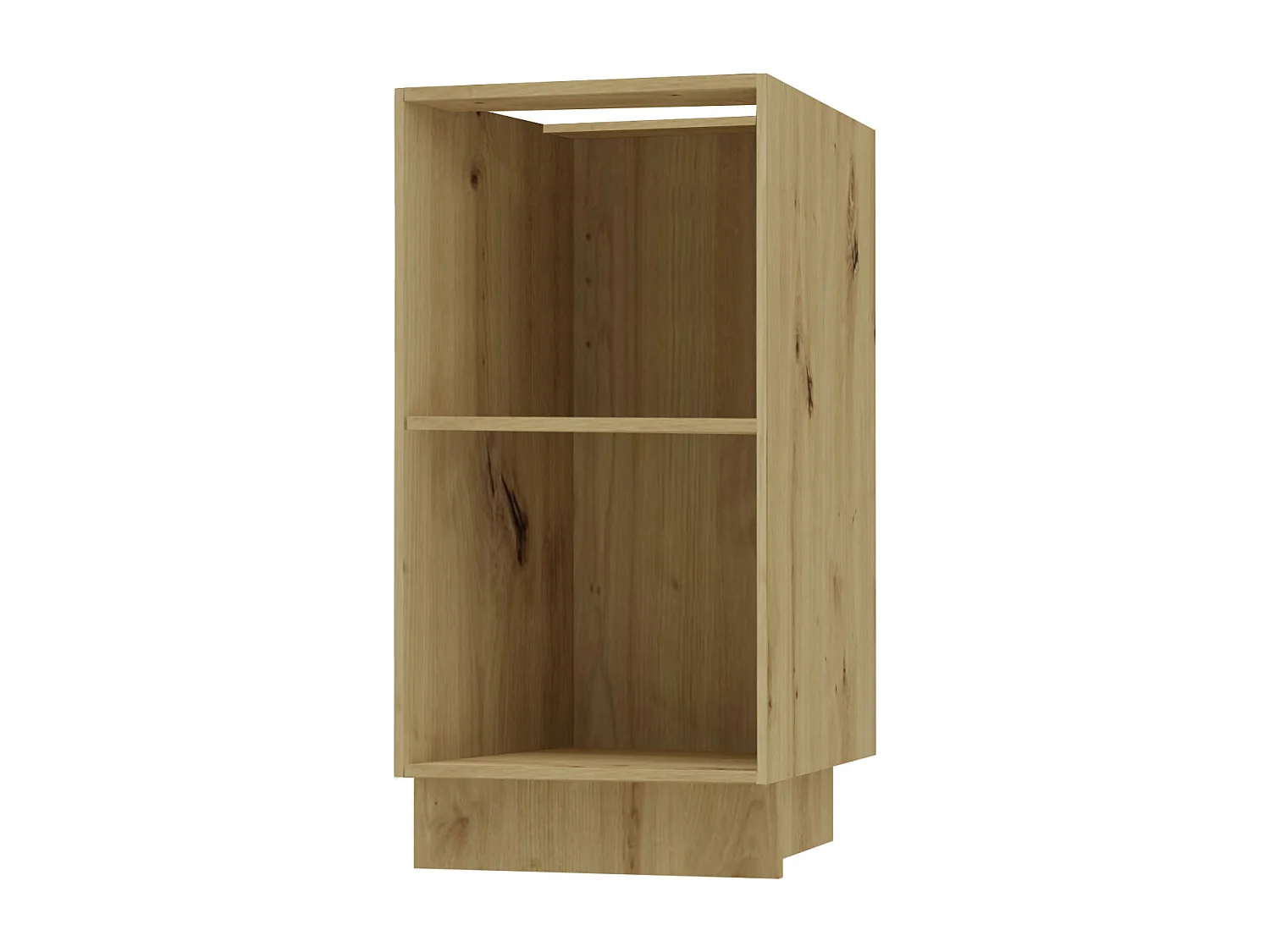 KÜCHENUNTERSCHRANK Essen D11/90 Grau Hochglanz / Eiche Artisan Matt 90 / 50 / 82cm