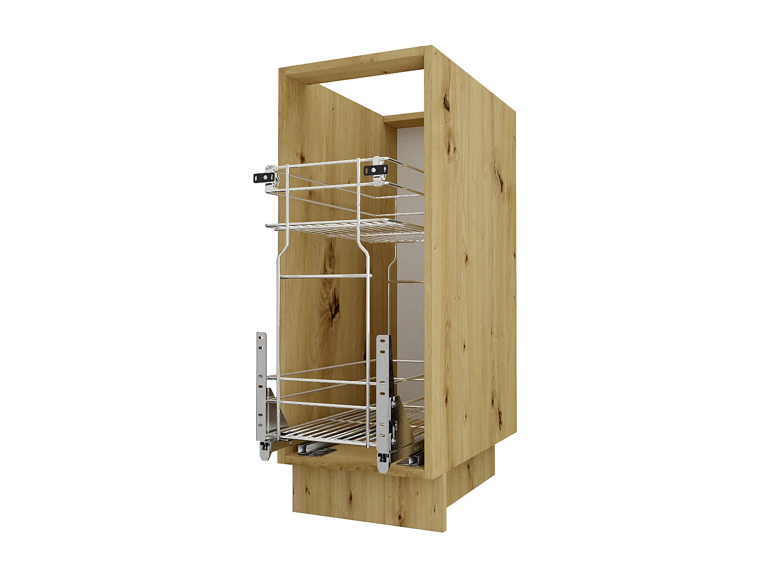 KÜCHENUNTERSCHRANK Essen D1D/30/kargo Weiß Hochglanz / Eiche Artisan Matt 30 / 50 / 82cm