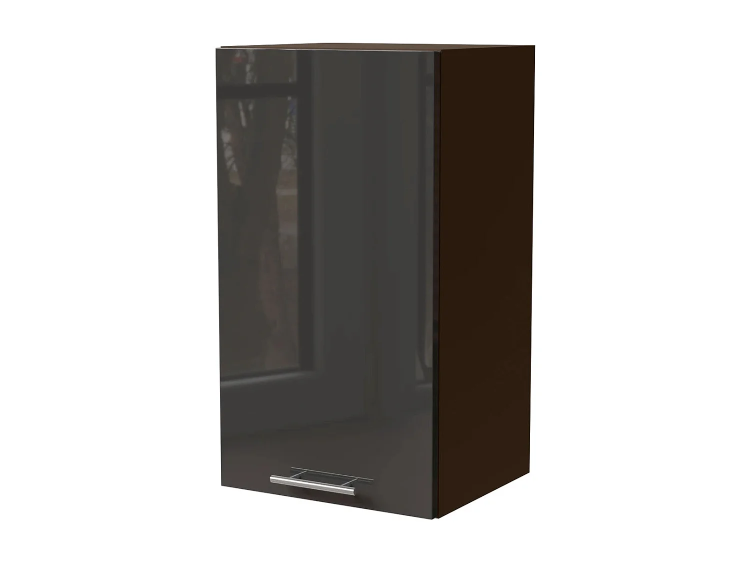 KÜCHENHÄNGESCHRANK Essen W2/40 Graphit Hochglanz / Lava Matt 40 / 32,5 / 72cm