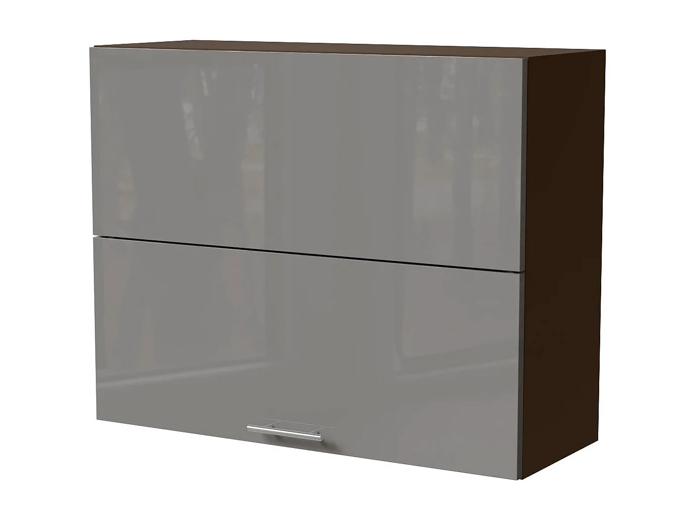 KÜCHENHÄNGESCHRANK Essen W8B/90-AV Grau Hochglanz / Lava Matt 90 / 32,5 / 72cm