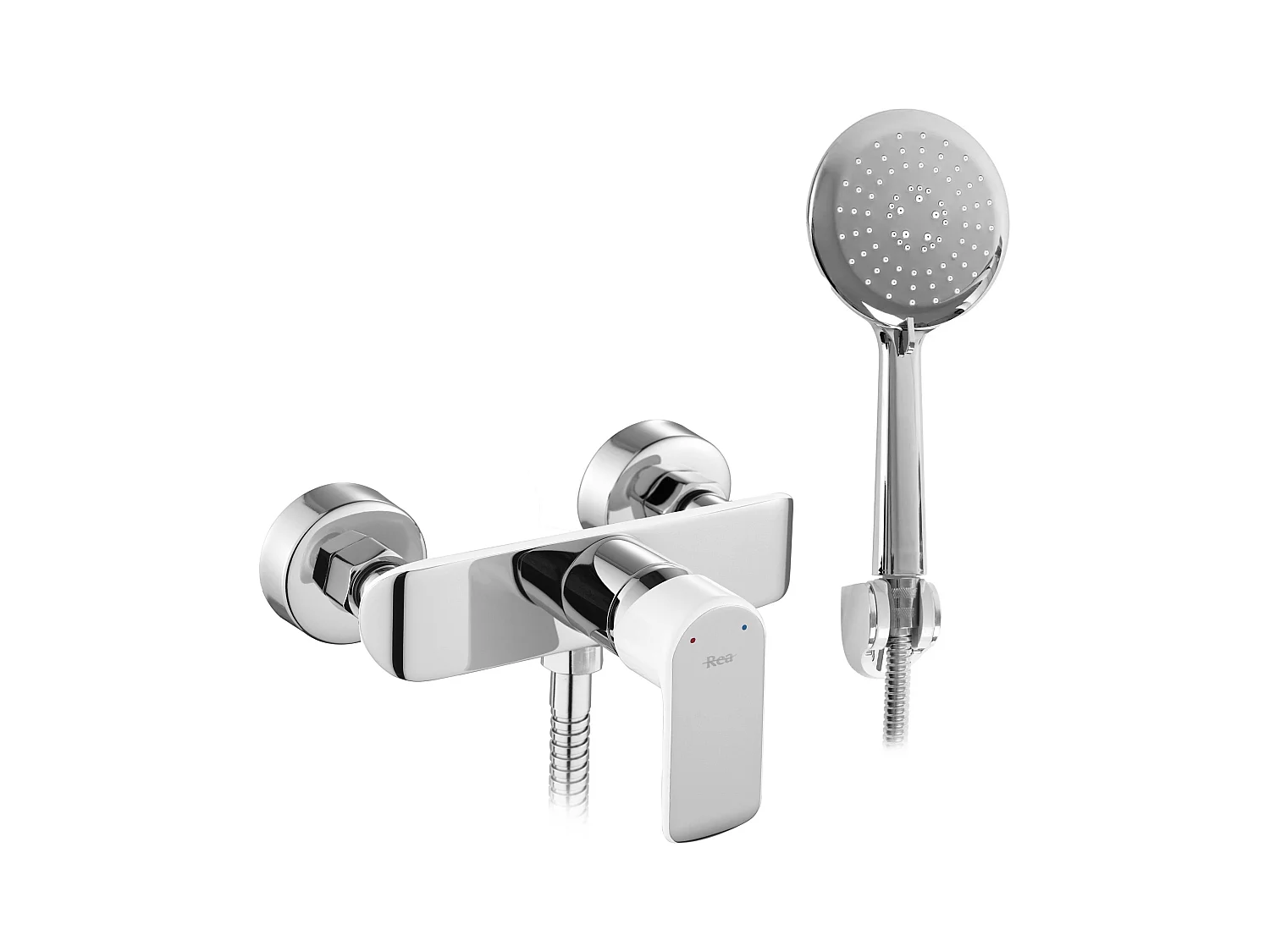 Robinet De Douche Rea Bloom White, Silver