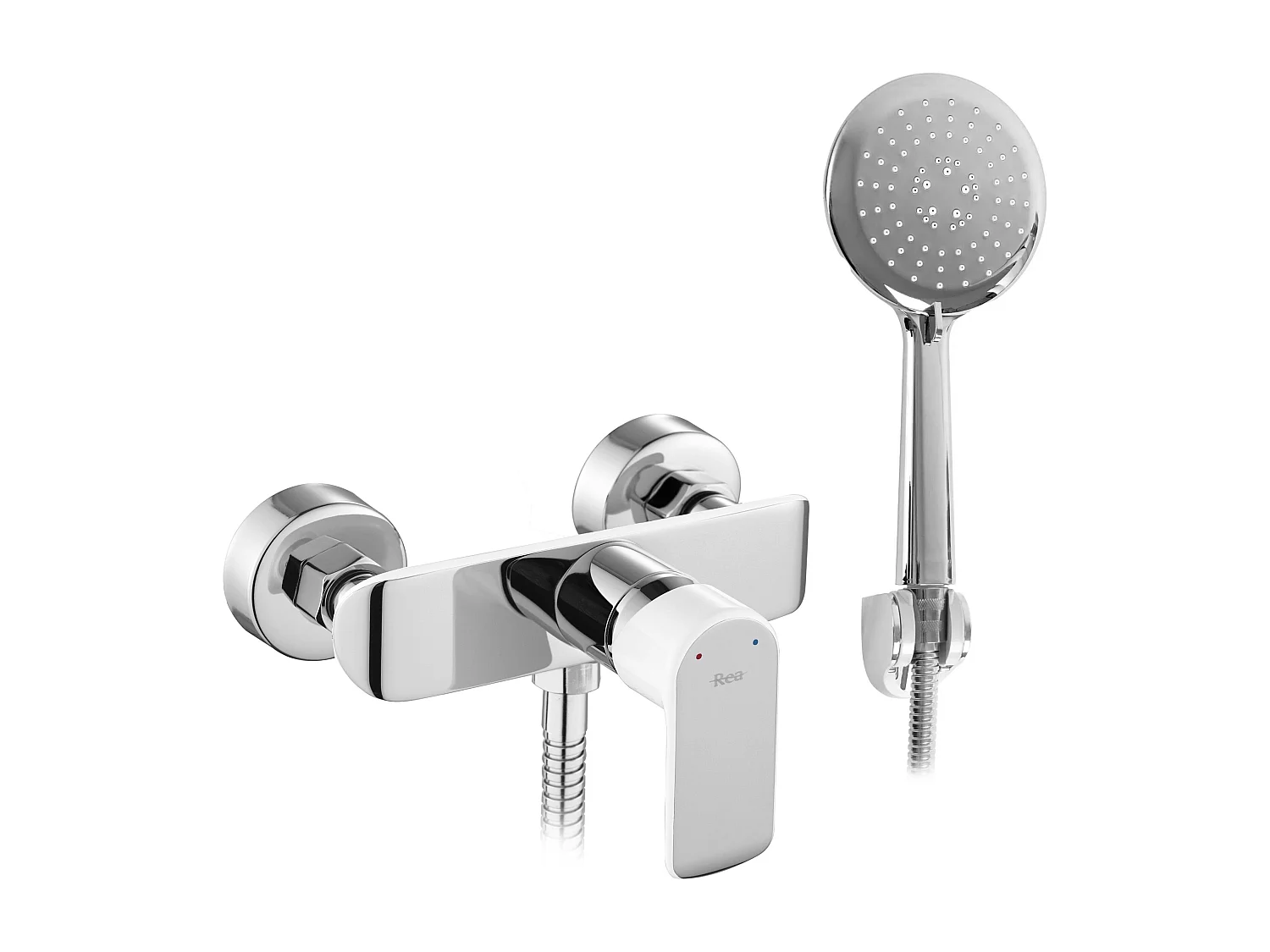 Robinet De Douche Rea Bloom White, Silver