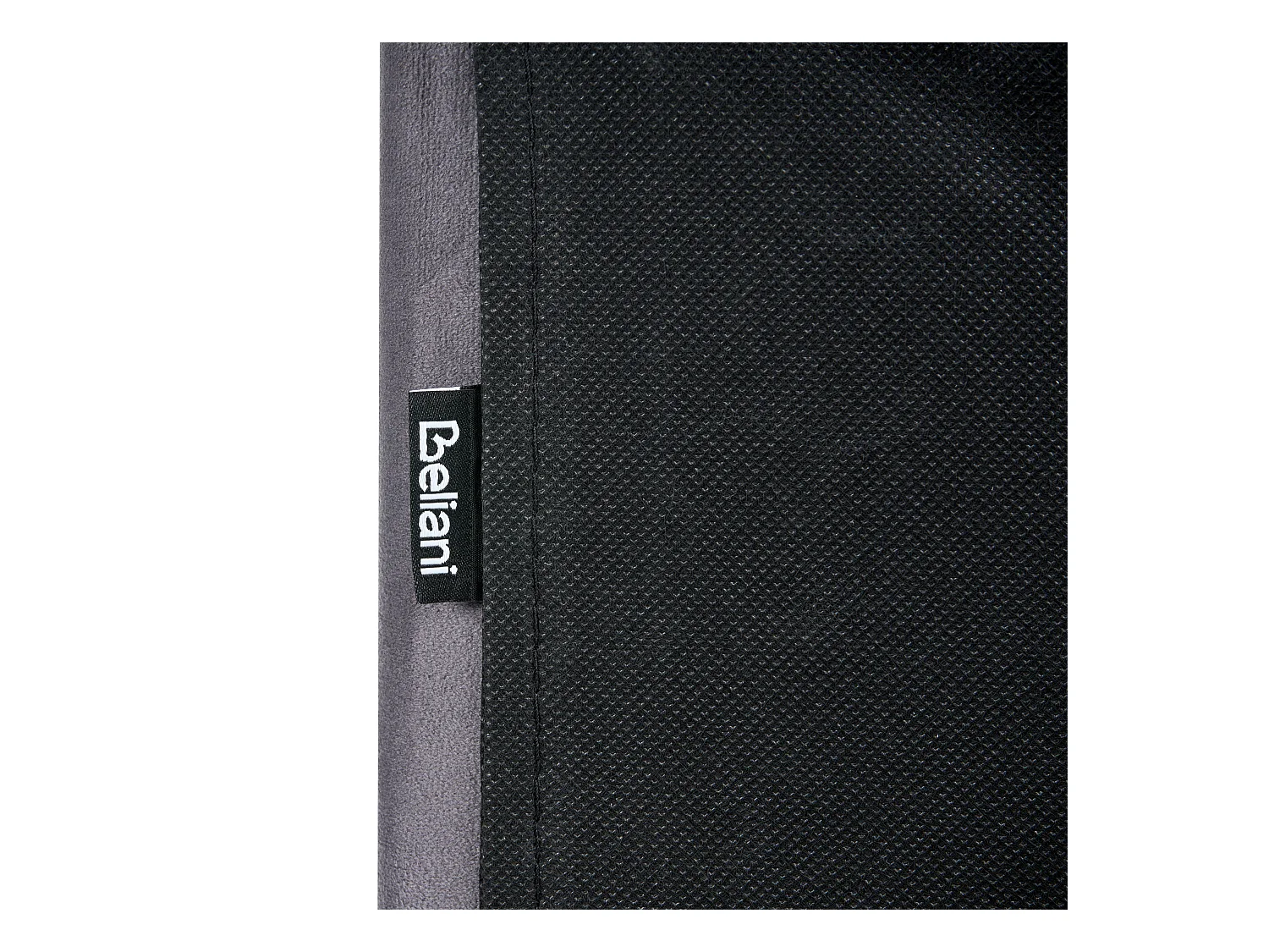 Lit à eau Velours ROUEN 160 x 200 cm Gris foncé