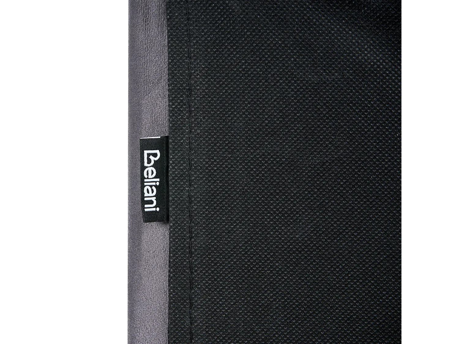 Lit à eau Velours ROUEN 160 x 200 cm Gris foncé