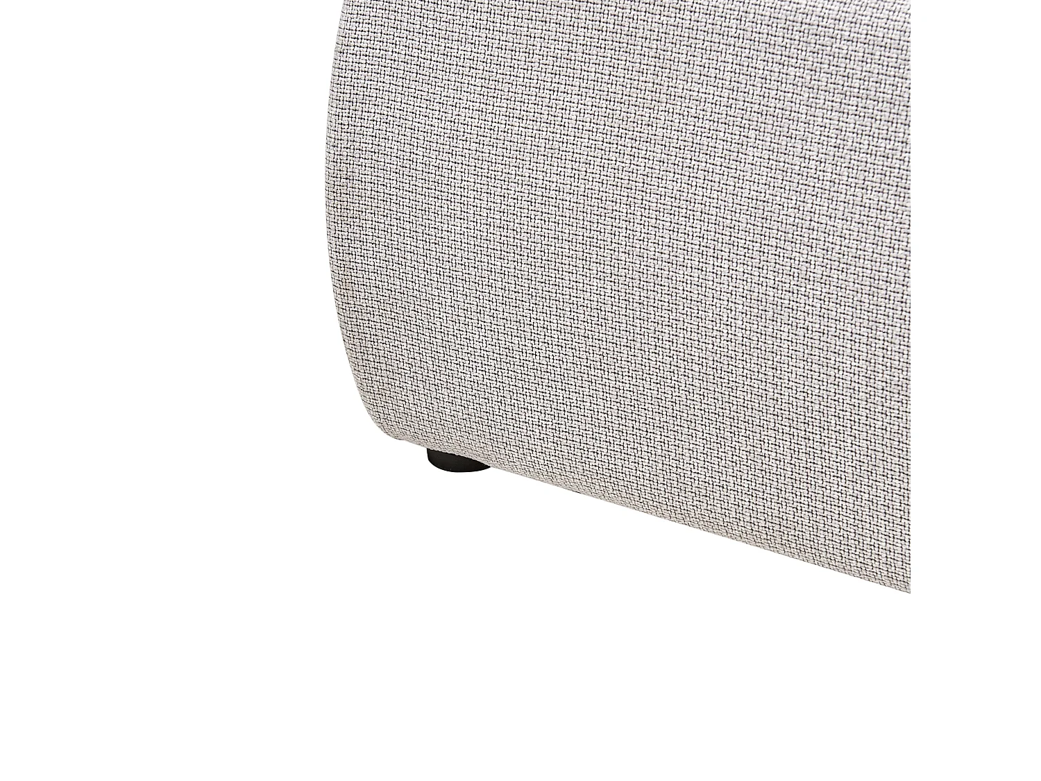 Lit à eau Tissu BAJONNA 180 x 200 cm Gris clair