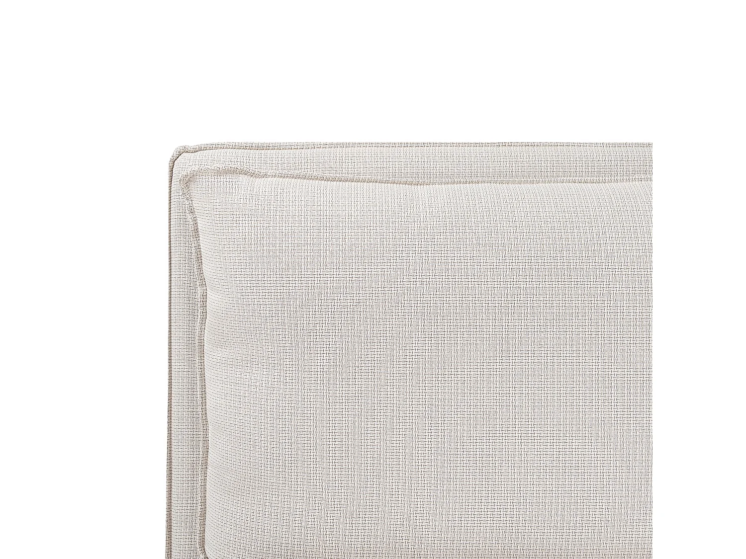 Lit à eau Tissu BAJONNA 180 x 200 cm Beige