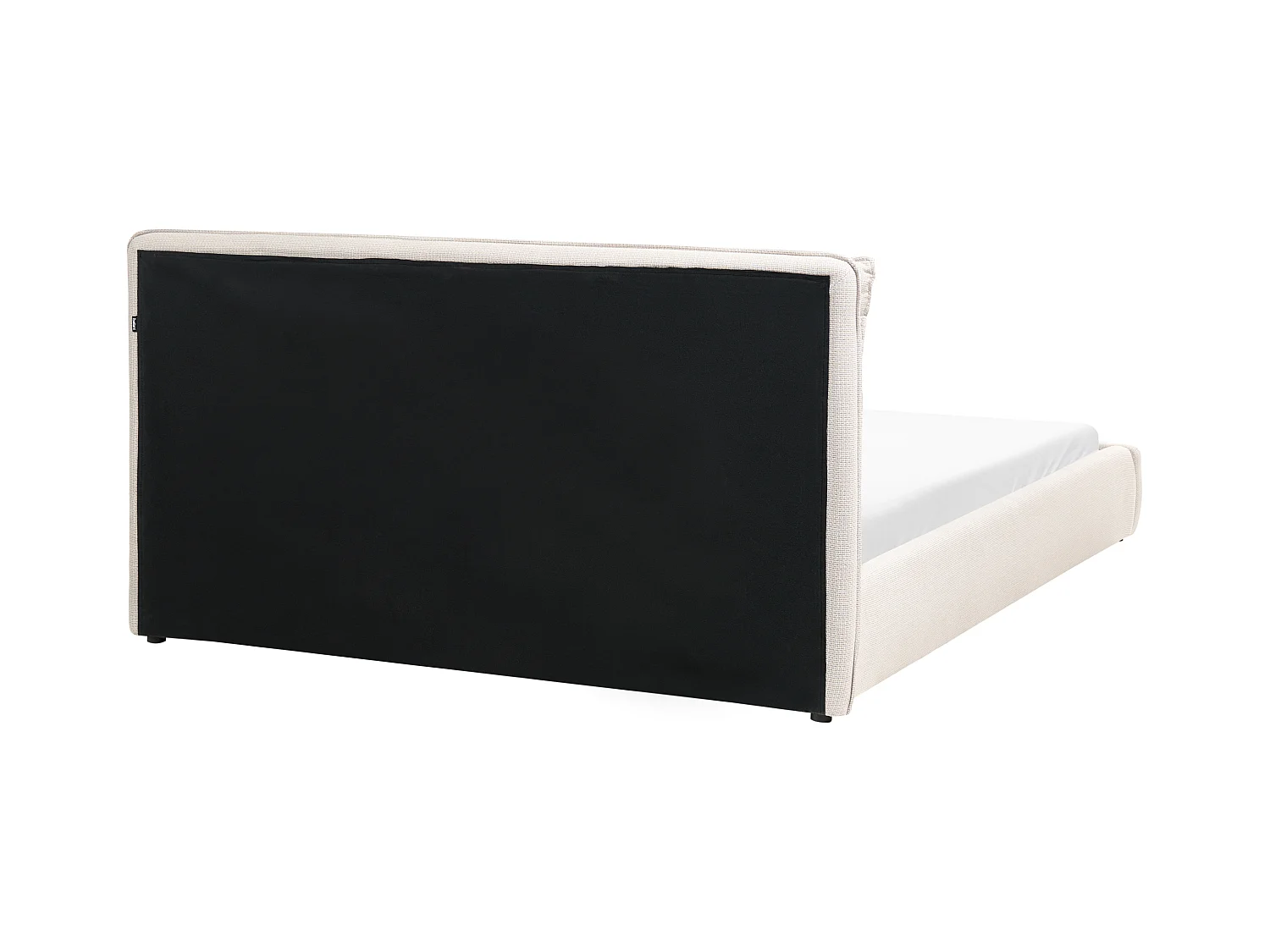 Lit à eau Tissu BAJONNA 160 x 200 cm Beige