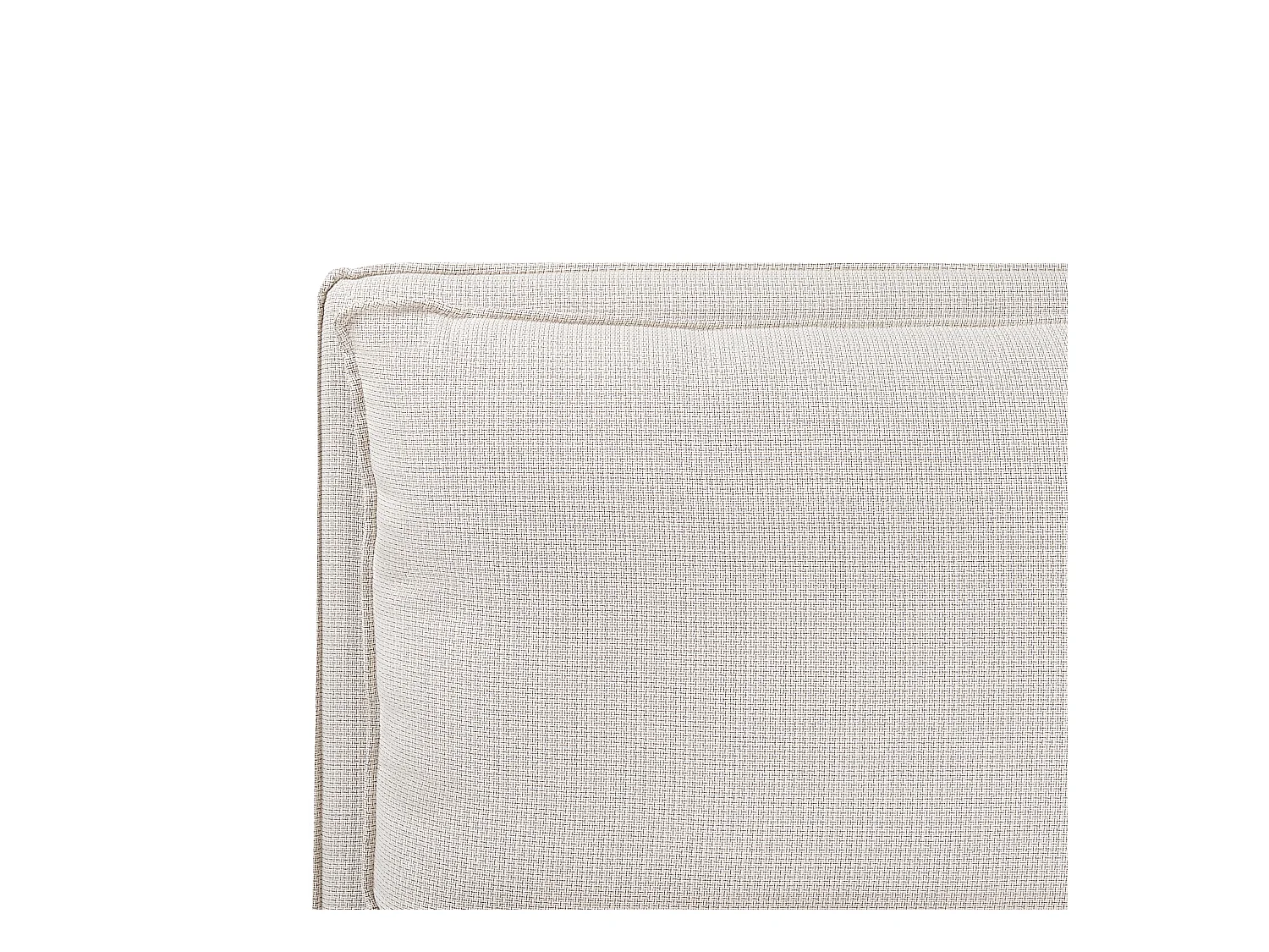 Lit à eau Tissu BAJONNA 160 x 200 cm Beige