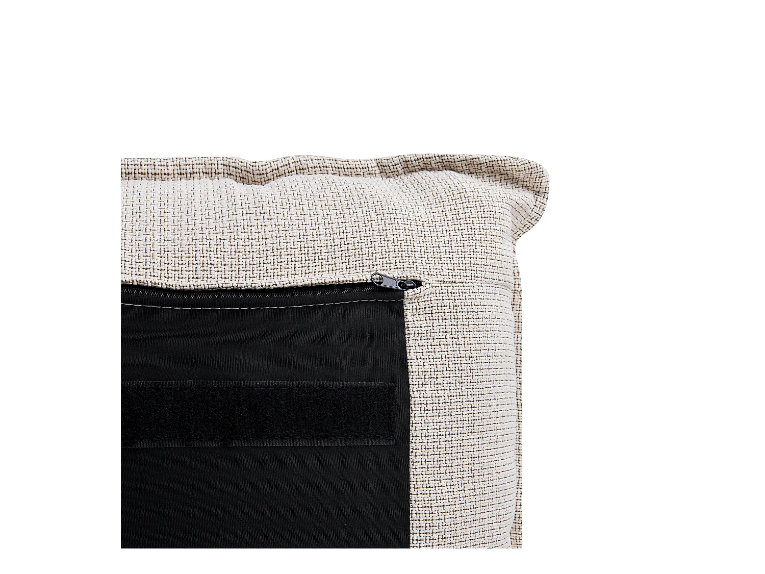 Lit à eau Tissu BAJONNA 160 x 200 cm Beige