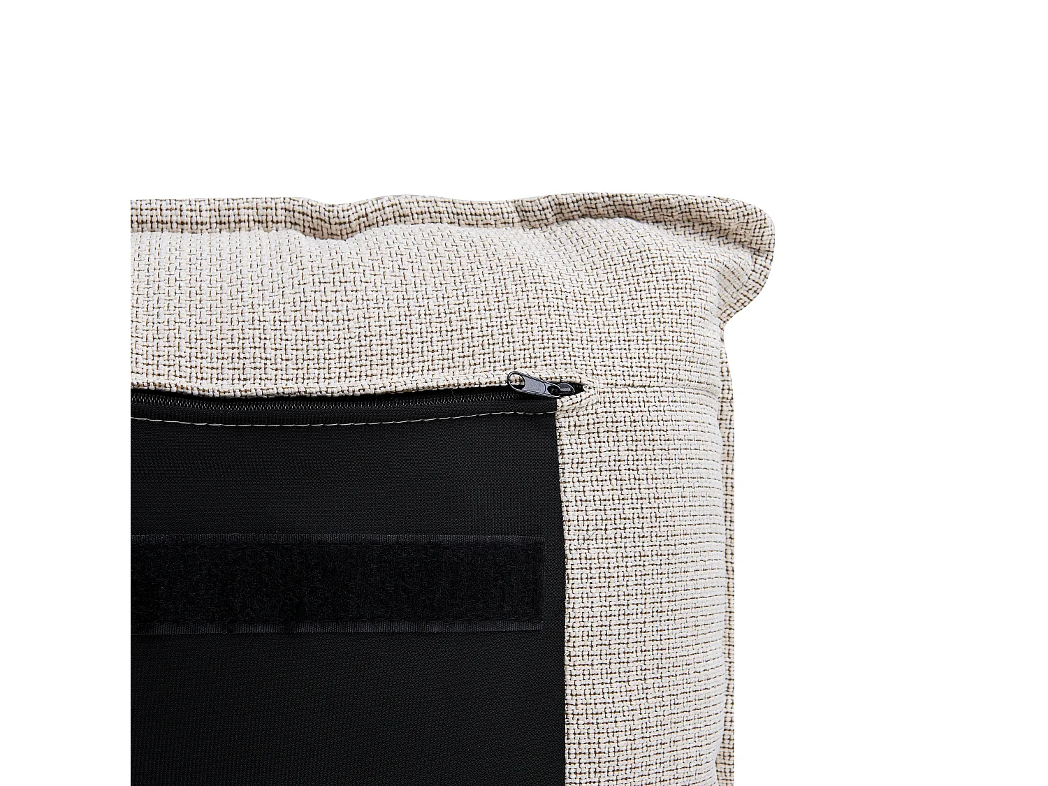 Lit à eau Tissu BAJONNA 160 x 200 cm Beige