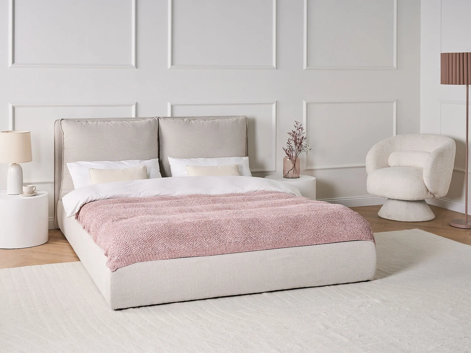 Waterbed Fabric BAJONNA 160 x 200 cm (EU King Size) Beige