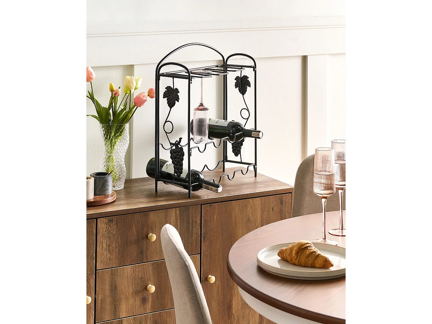 Porte-bouteille DONEGAL Métal Noir