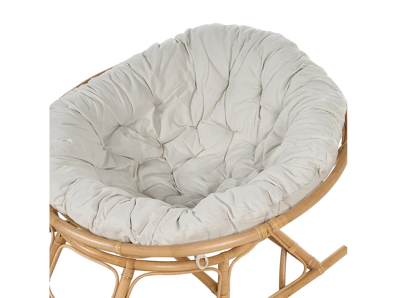 Garden Chair Cushion SALVO/ ORVIETO 127 x 127 cm Light Beige