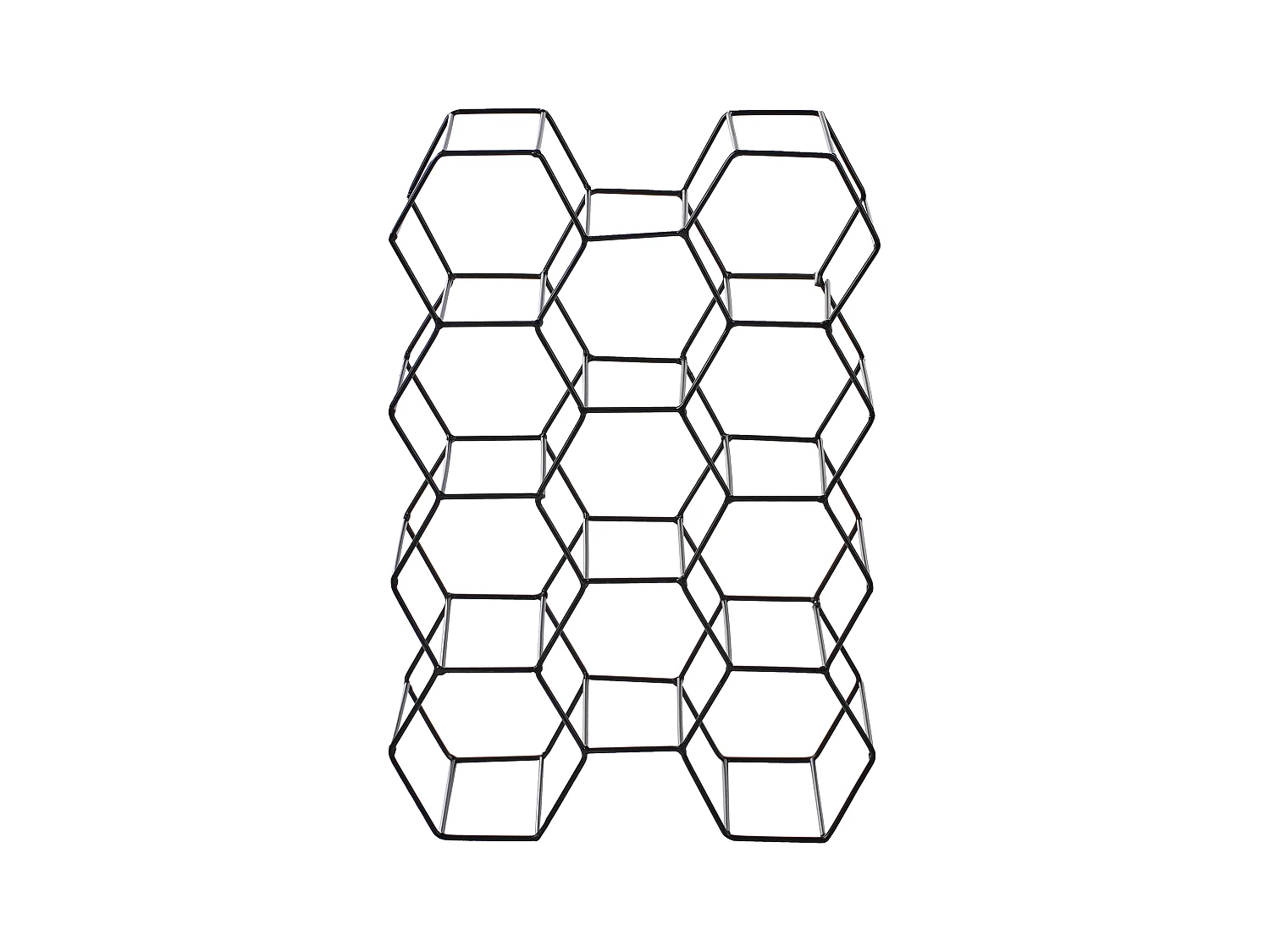 Porte-bouteille TRALEE Métal Noir